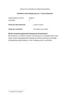 Vorschau - Stundenentwürfe - UB / Unterrichtsentwurf London Lesespur - Deckblatt