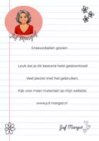 Voorbeeld - Sneeuwballen gooien - Voorblad