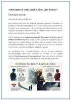 Vorschau - Arbeitsblätter - Bernhard Schlink – "Der Vorleser" - Arbeitsmaterial mit Erwartungshorizonten (Sekundarstufe II) - Seite 1