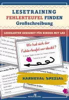 Vorschau - Fördermaterial/Inklusion - Karneval Fehlerteufel Großschreibung - Deckblatt