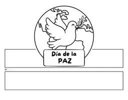Vista previa - Manualidades / Dibujos para colorear - 🕊️ Día de la Paz | Peace Day 🕊️ (Crown / Corona) - página 2