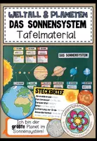 Vorschau - Poster - DAS SONNENSYSTEM - Tafelmaterial (2 Versionen) - Deckblatt