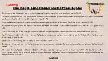 Vorschau - Stundenentwürfe - Leben als Jäger und Sammler - Jagd in der Altsteinzeit - Nutzung des erlegten Tieres (Geschichte, Klasse 5/6) - Seite 3