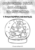 Vista previa - Unidades / Secuencias / Situaciones de Aprendizaje - DIVERSIÓN DE INVIERNO PARA LOS MÁS PEQUEÑOS - Portada