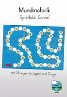 Vorschau - Spiele - Mundmotorik - sommerliches Spielfeld "Sonne" - Deckblatt