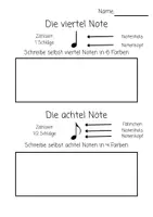 Vorschau - Unterrichtsreihen - Notenkunde - Notenwerte und ihre Zählzeiten - Seite 3