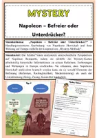 Vorschau - Stundenentwürfe - Mystery: Napoleon - Befreier oder Unterdrücker? - Deckblatt