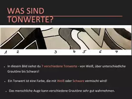 Vorschau - Stundenentwürfe - Kunstprojekt "Abstraktes Gemälde in Tonwerten" – Deckfarbengemälde (Schritt-für-Schritt) - Seite 3