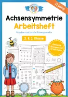 Vorschau - Arbeitsblätter - Arbeitsheft Achsensymmetrie (13 Seiten) - Deckblatt