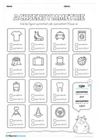 Vorschau - Arbeitsblätter - Arbeitsheft Achsensymmetrie (13 Seiten) - Seite 3