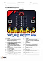 Vorschau - Arbeitsblätter - MicroBit: Die Pinbelegung des microbit - Deckblatt