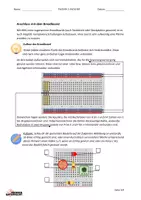 Vorschau - Arbeitsblätter - MicroBit: Externe Komponenten anschließen (Teil 2) - Deckblatt