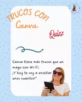 Vista previa - Elementos para la creación de materiales - TRUCOS CON CANVA: QUIZZ - Portada
