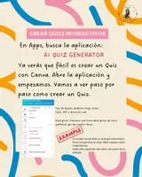 Vista previa - Elementos para la creación de materiales - TRUCOS CON CANVA: QUIZZ - página 1