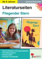 Vorschau - Arbeitsblätter - Fliegender Stern – Literaturseiten | Lesebegleitheft, Textverständnis, Grammatik, Ureinwohner Amerikas, Rechtschreibung | Deutsch Klasse 3-6 Lektüre - Deckblatt
