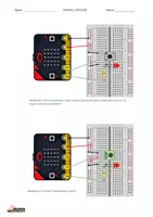Vorschau - Arbeitsblätter - MicroBit: Übungsaufgaben mit Breadboard - Seite 3