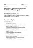Vorschau - Arbeitsblätter - Arbeitsblatt Arbeiten mit Kunststoff (mit Lösung) - Seite 3