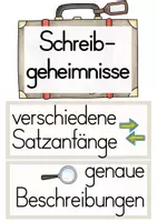Vorschau - Merkblätter - Schreibgeheimnisse (= Kriterien) für Fantasiegeschichten - Seite 2
