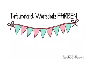 Vorschau - Poster - Materialpaket *Farben/Schule/Zahlen* für den DAZ-Unterricht - Seite 2
