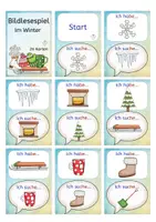Vorschau - Spiele - Winterliche Lesespiele - in Silbenschrift und ohne Schrift - 27 Karten und 16 Karten - Seite 3