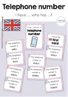 Vorschau - Spiele - Telephone number: I have Who has (Lesespiel) - Deckblatt