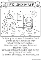 Vorschau - Arbeitsblätter - Lesemalblatt - astronauten | Klasse 1/2 - Seite 2