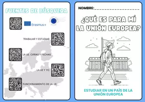 Vista previa - Hojas de trabajo - ¿Qué es para mí la Unión Europea? - página 1
