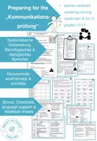 Vorschau - Spiele - Kommunikationsprüfung Englisch: Komplette Vorbereitung mit Übungsaufgaben, Redemitteln & Bewertungsbögen - Deckblatt