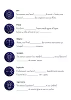 Vorschau - Arbeitsblätter - Horoscope - Révision du futur simple - Seite 1