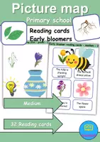 Vorschau - Spiele - Lesekarten/Bildkarten - Frühblüher / Early Bloomer (Medium) - Englisch - Deckblatt