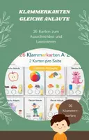 Vorschau - Bildkarten - Klammerkarten Anlaute A-Z für Grundschüler - Deckblatt