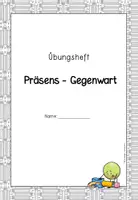 Vorschau - Arbeitsblätter - Übungsheft Präsens I Gegenwart - Seite 1