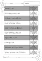 Vorschau - Arbeitsblätter - Sätze lesen - wahr oder falsch - Deutsch - ab 2. Klasse - Seite 2