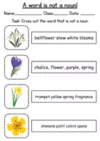 Vorschau - Test - Frühblüher / Early Bloomer: Nouns verbs adjectives - 13 Arbeitsblätter zu Wortarten (Englisch) - Seite 3