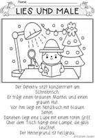 Vorschau - Arbeitsblätter - Detektiv – Lesen und Malen - Seite 2