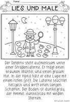 Vorschau - Arbeitsblätter - Detektiv – Lesen und Malen - Seite 3