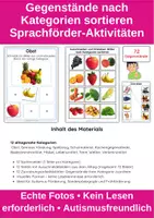 Vorschau - Arbeitsblätter - Visuelle Wahrnehmung & Zuordnen – Realfotos-Bundle - Seite 1