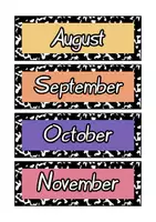 Προεπισκόπηση - Φύλλα εργασίας - Months of the year. Seasons. Students’ birthdays. Classroom decoration - Σελίδα 2