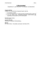 Vorschau - Klassenarbeiten - Klausur/ Klassenarbeit Lyrik der Romantik: Heine "Und wüßten's die Blumen" inkl. EWH & Lösung - Deckblatt