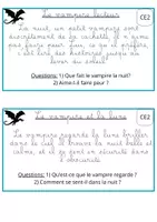 Aperçu - Feuilles d'exercices - Rallye compréhension copie Créatures fantastiques CE2 - Page de couverture
