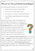 Vorschau - Stundenentwürfe - Tod & Sterben / Friedhof & Beerdigung / Trauer & Trost Klasse 3-6 MATERIALPAKET - Seite 3