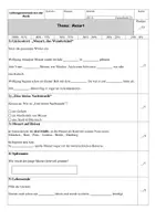 Vorschau - Klassenarbeiten - LNW Mozart 5. Klasse - Deckblatt