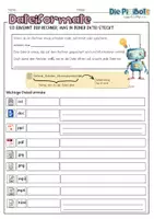 Vorschau - Arbeitsblätter - Dateiformate | Die PixiBots | Merkblatt in 2 Versionen + Lösung - Seite 2