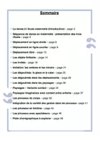 Aperçu - Préparation de séance / Séance complète - Danse contemporaine GS– Une démarche pédagogique créative - Page 1