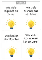 Vorschau - Stundenentwürfe - Jahreszeiten und Monate - Lernheft/Stationenlernen - Seite 2