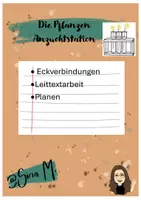 Vorschau - Arbeitsblätter - Technik - Leittext Pflanzen Anzuchtastation - Deckblatt