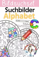 Vorschau - Stationenlernen - Komplettpaket - ABC / Alphabet inklusive Bastelvorlage und Lesespiel - Seite 1