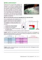 Vorschau - Unterrichtsreihen - Kursstufe Physik 5.4: Lorentzkraft (PDF, DOCX, Musterlösung) - Deckblatt