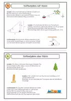Vorschau - Arbeitsblätter - TRIGONOMETRIE (Sinus, Cosinus, Tangens) - Stationenarbeit - Seite 3