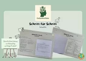 Vorschau - Merkblätter - Schritt für Schritt - vom Arbeitsauftrag zum Privatbrief - Deckblatt
